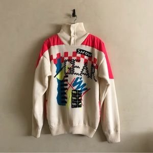 Vintage Snow Sweater Jacket